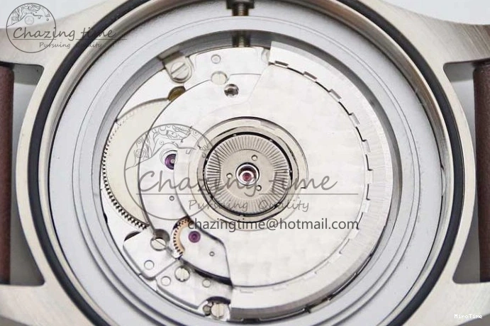 MIROTIME 1226 HighQuality Mark XVIII IW327010 SS M+F 1:1 Best Edition Brown Dial on Brown Leather Strap A 7049